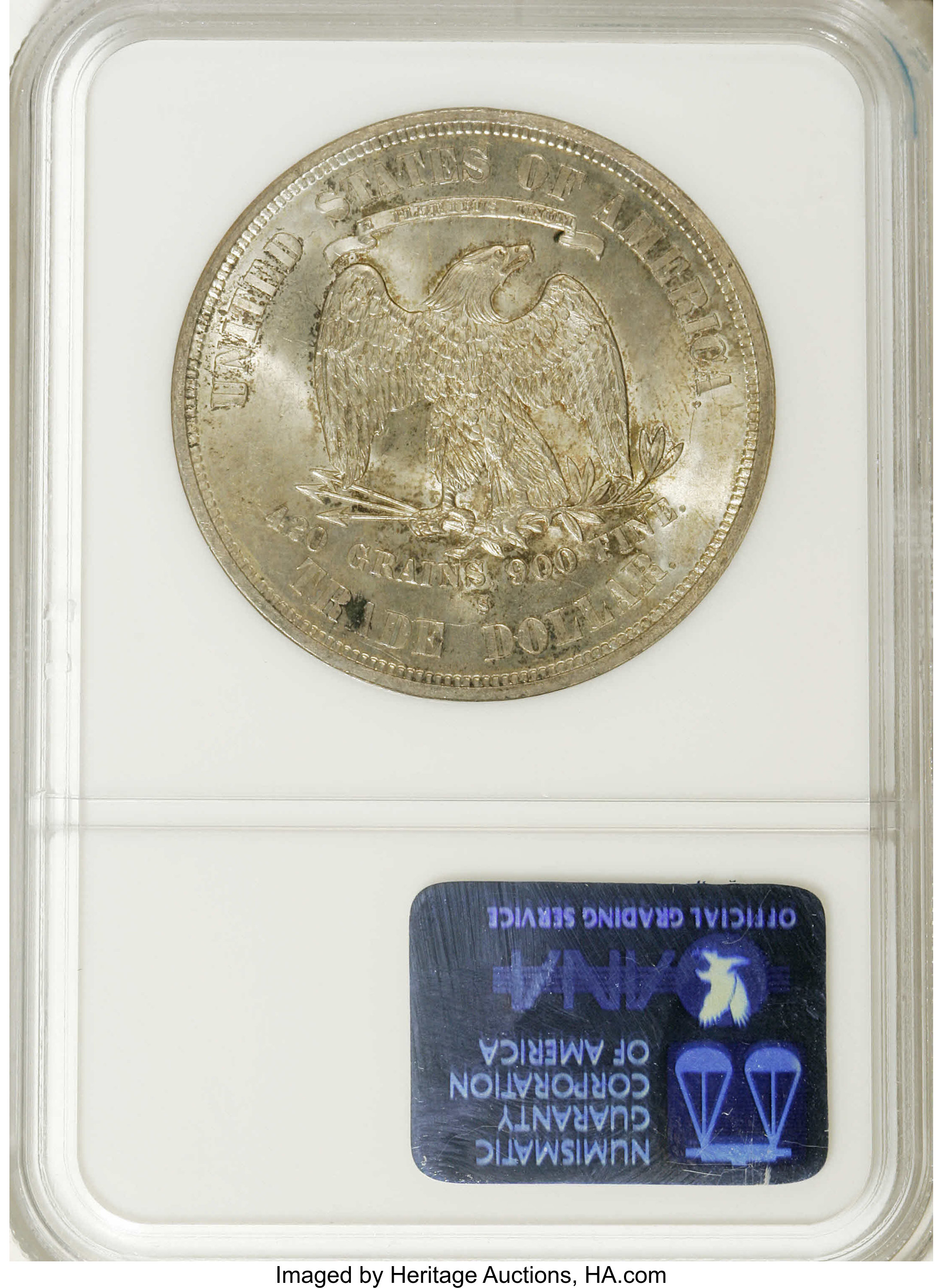 1875-S Trade$ Chopmarked MS60 thumbnail 20