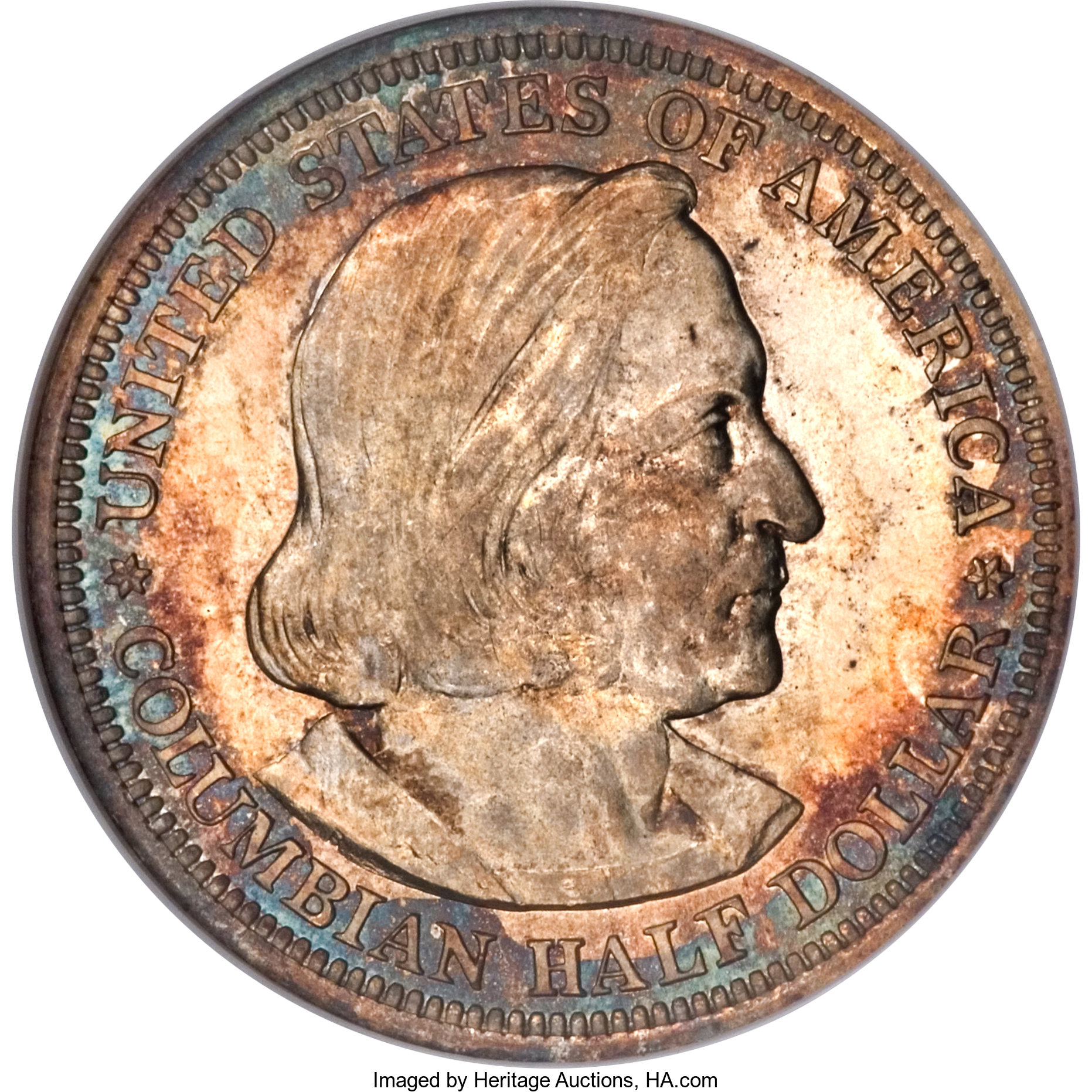 1893 50C Columbian MS66 Prooflike NGC. ...