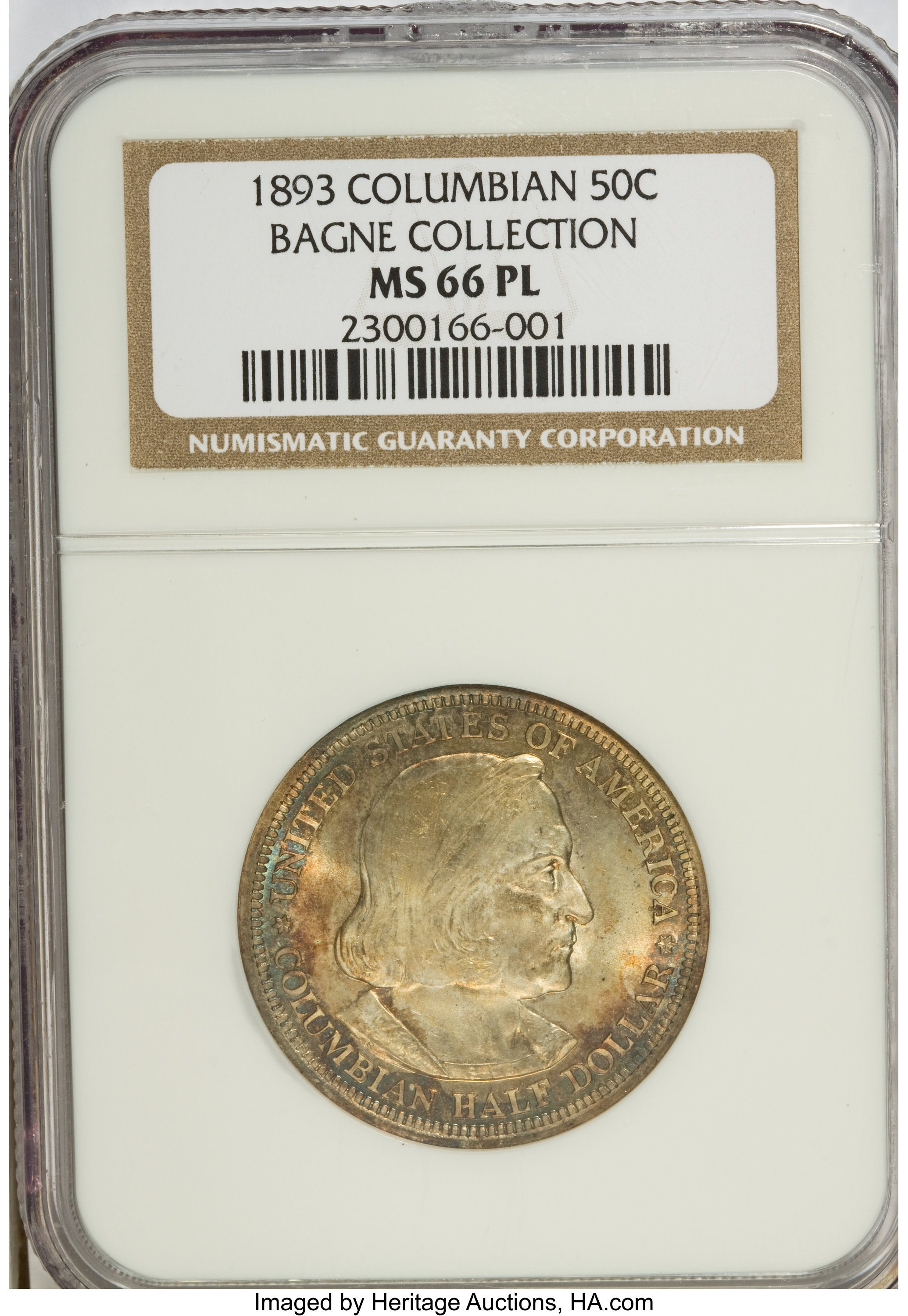 1893 50c Columbian Exposition MS PL MS66 PL CAC thumbnail 12