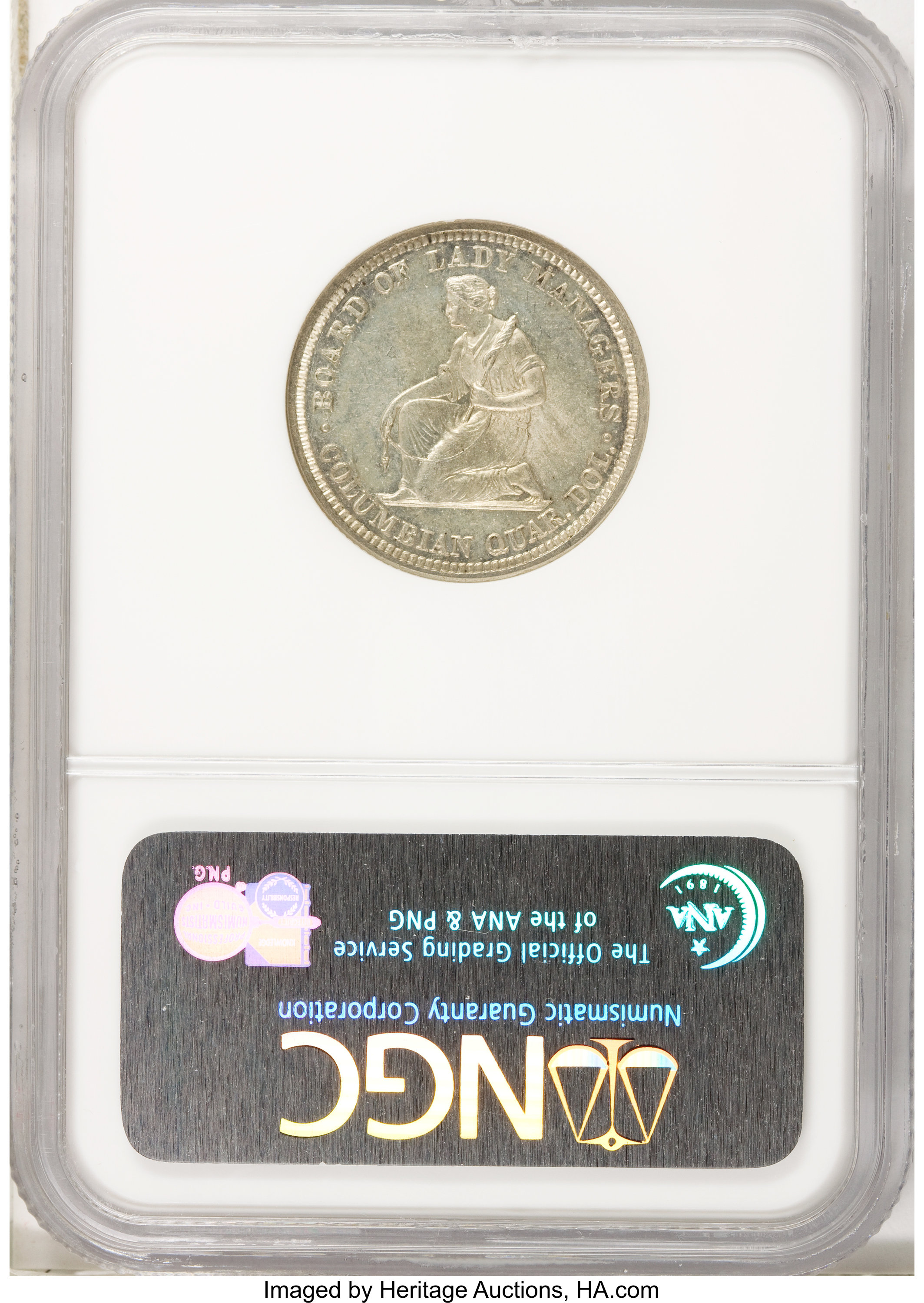 1893 25c Isabella MS PL AU53 PL CAC thumbnail 4