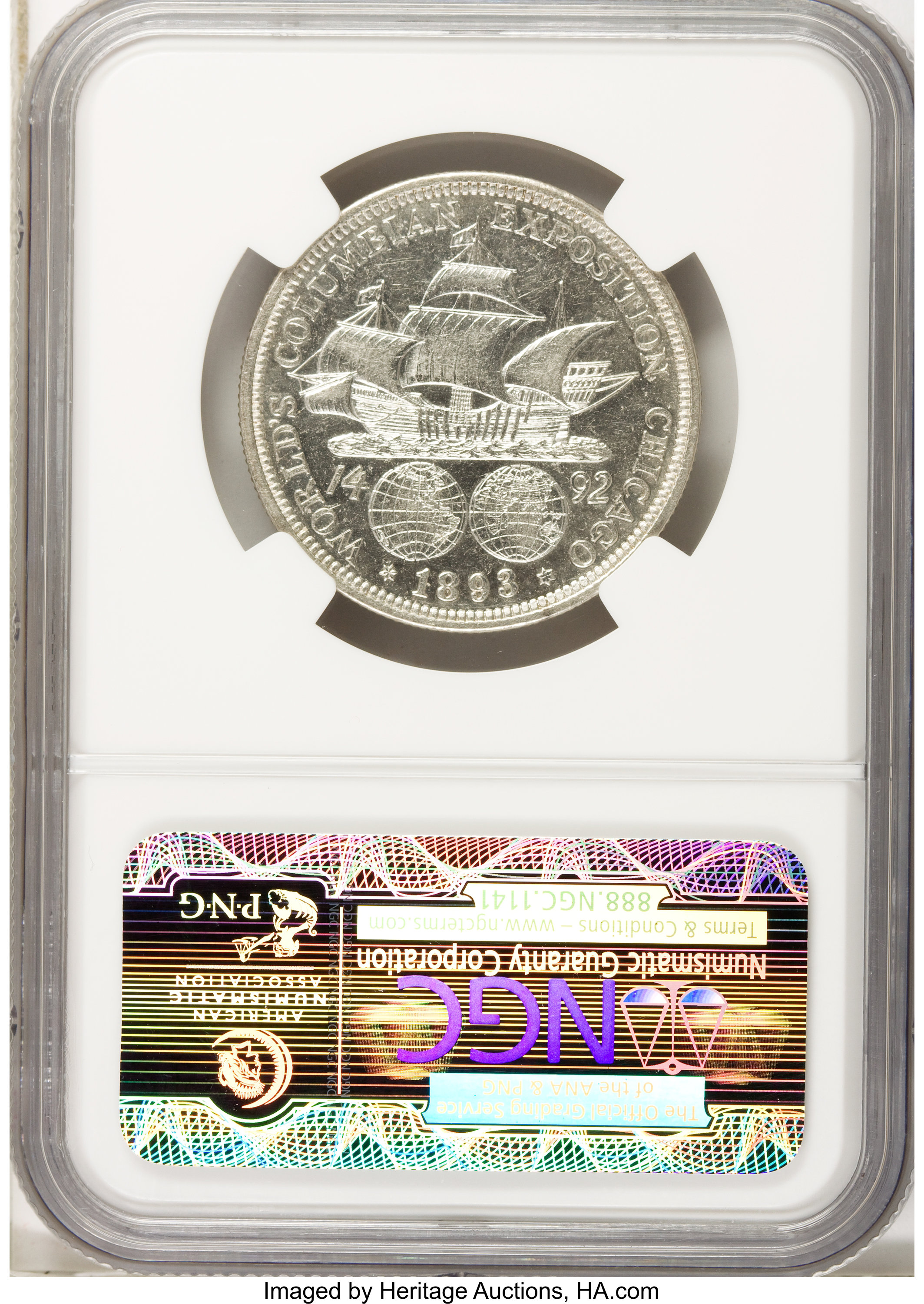 1893 Columbian Exposition Half dollar MS Values | Greysheet