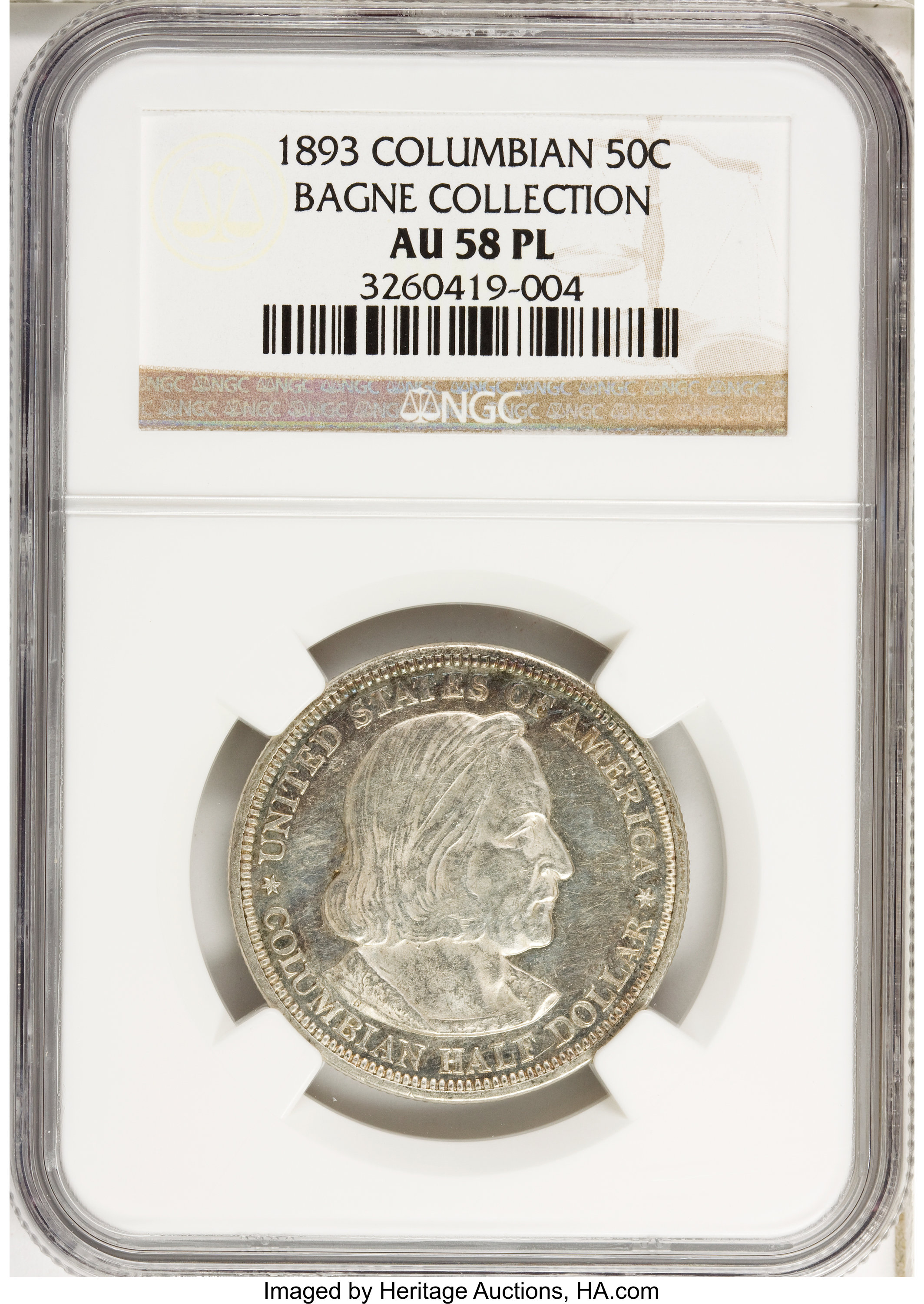 1893 Columbian Exposition Half dollar MS Values | Greysheet