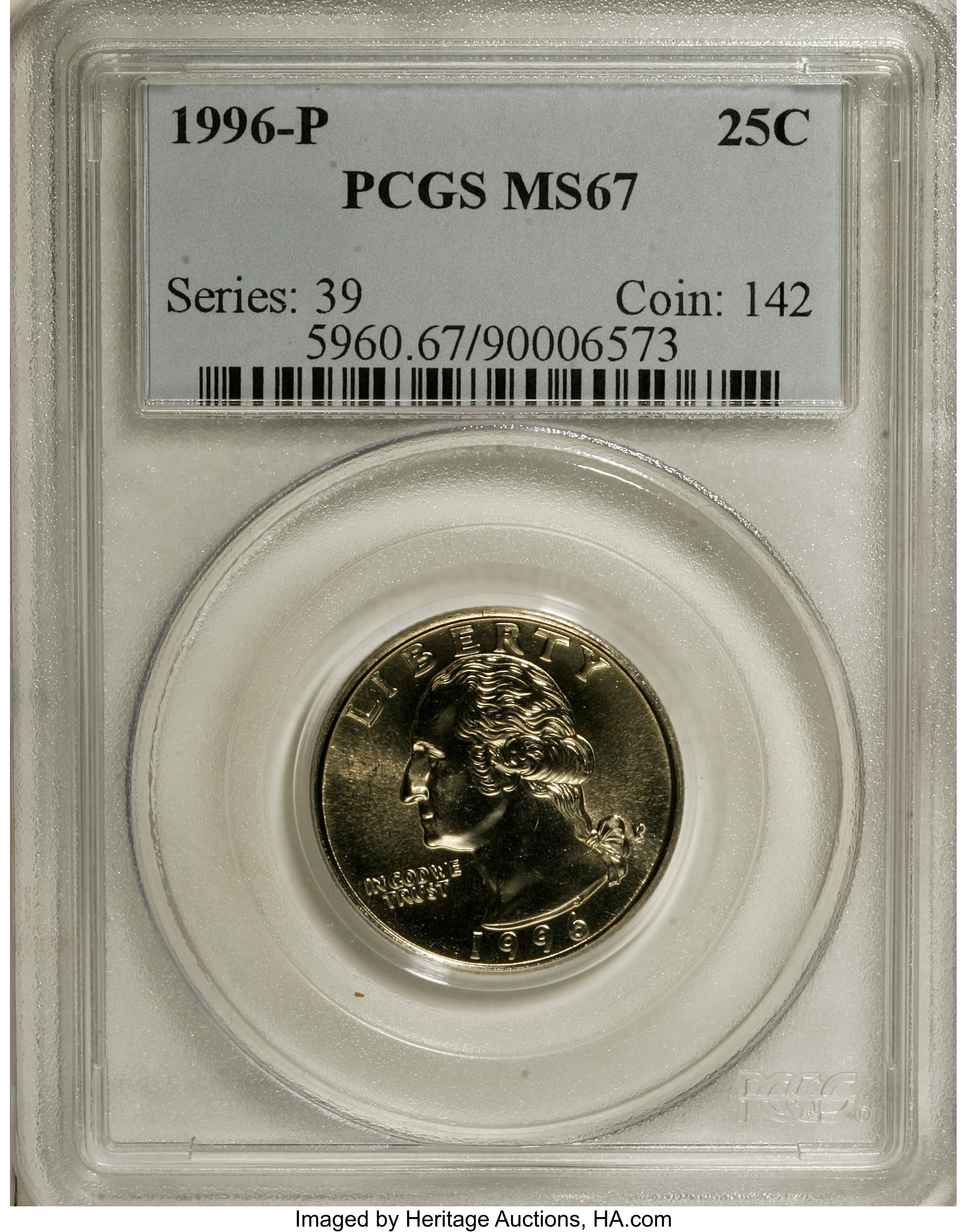 1996-P 25c MS67 thumbnail 6