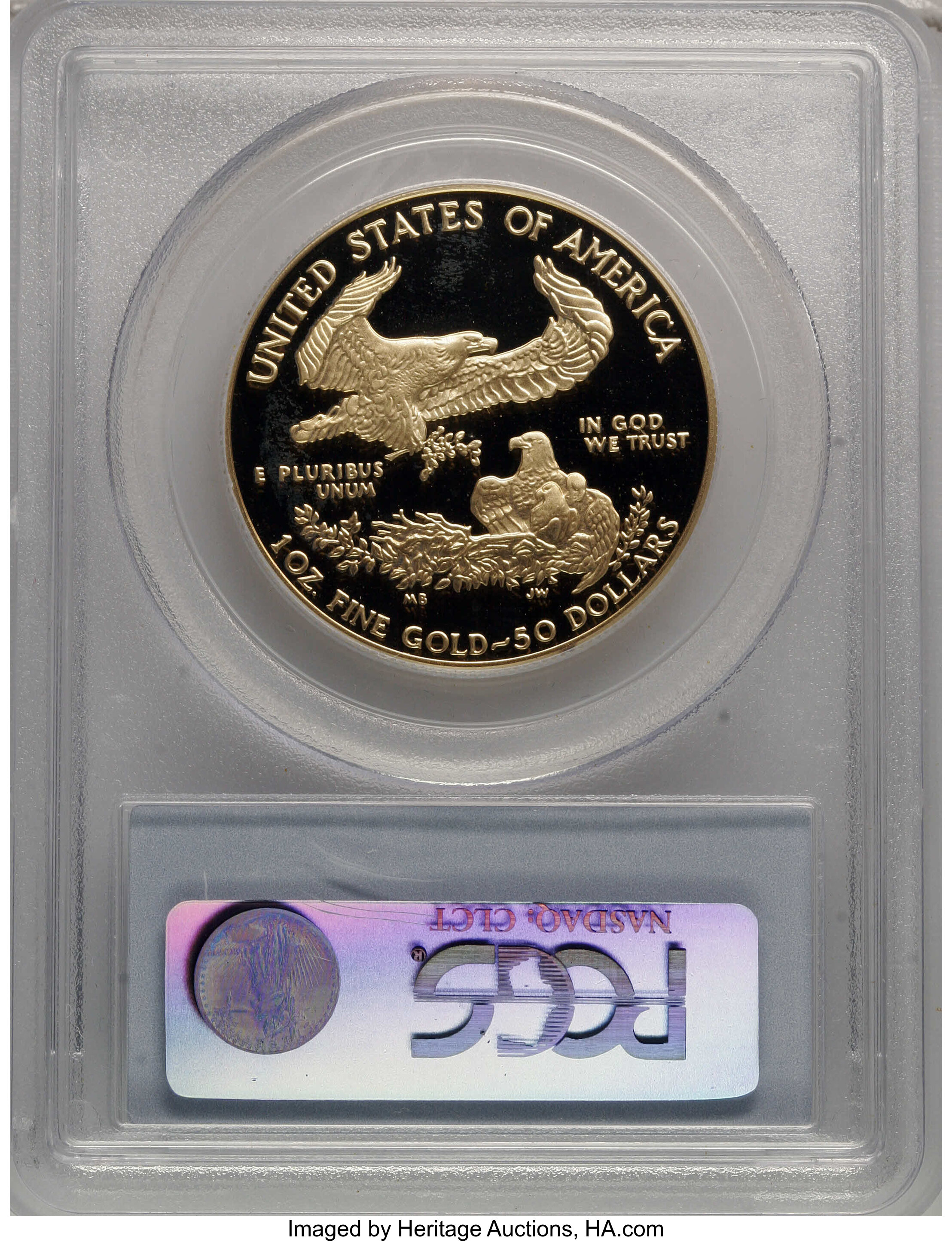 1992-W G$50  Gold Eagle PR DCAM PR65 DCAM thumbnail 4