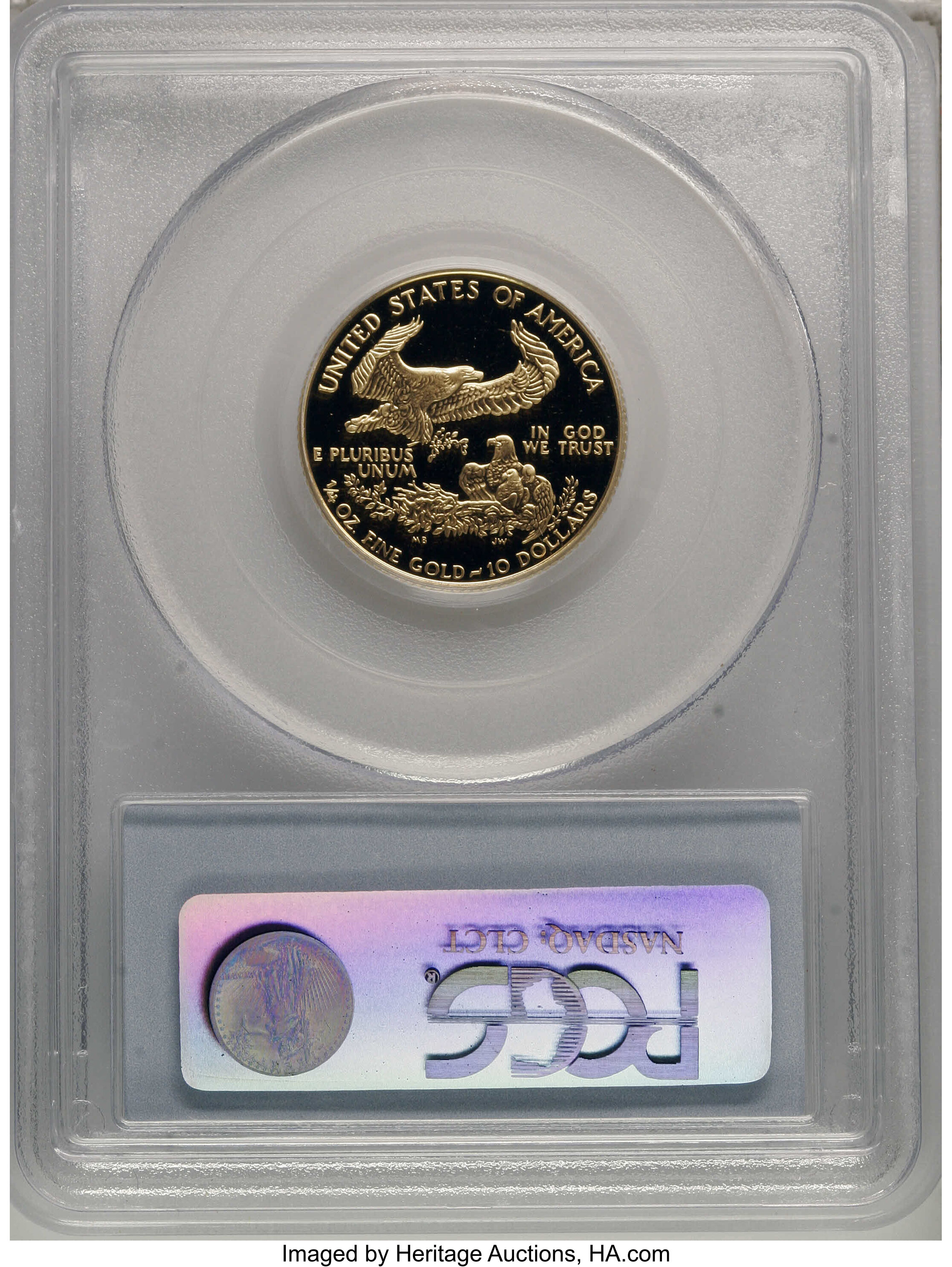 1993-P $10  Gold Eagle PR DCAM PR66 DCAM thumbnail 3