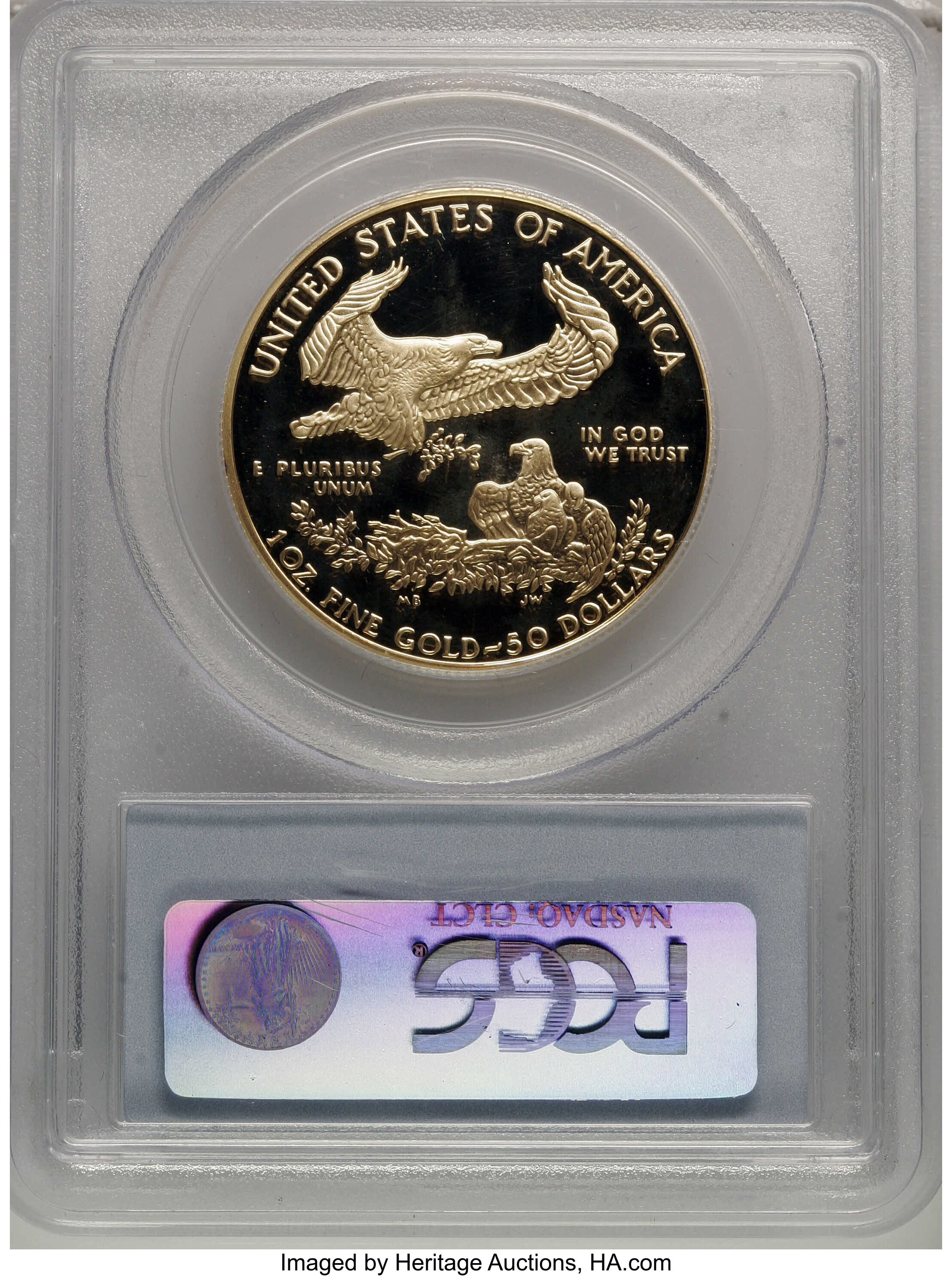 1993-W G$50  Gold Eagle PR DCAM PR65 DCAM thumbnail 16