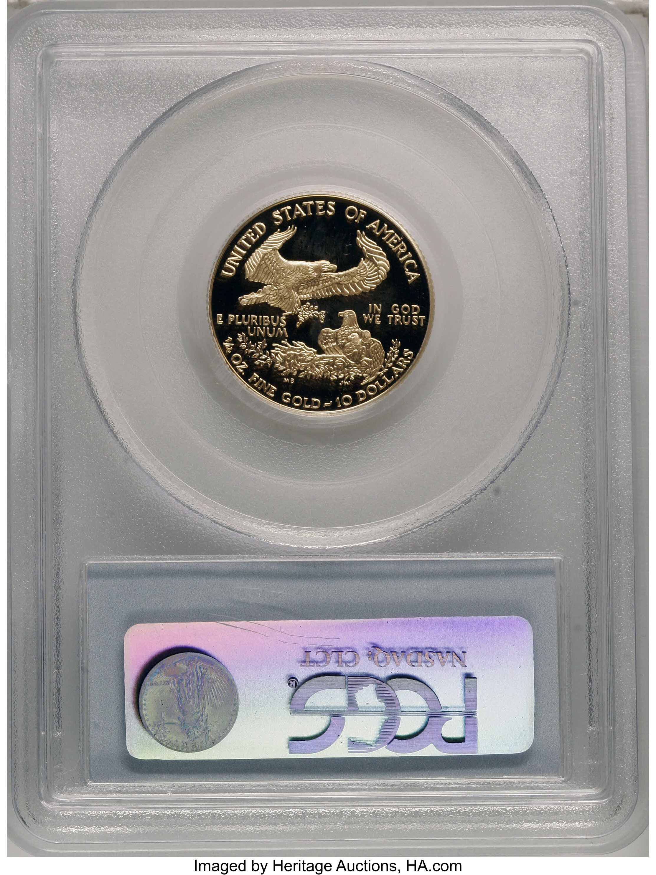 1998-W $10  Gold Eagle PR DCAM PR65 DCAM thumbnail 2