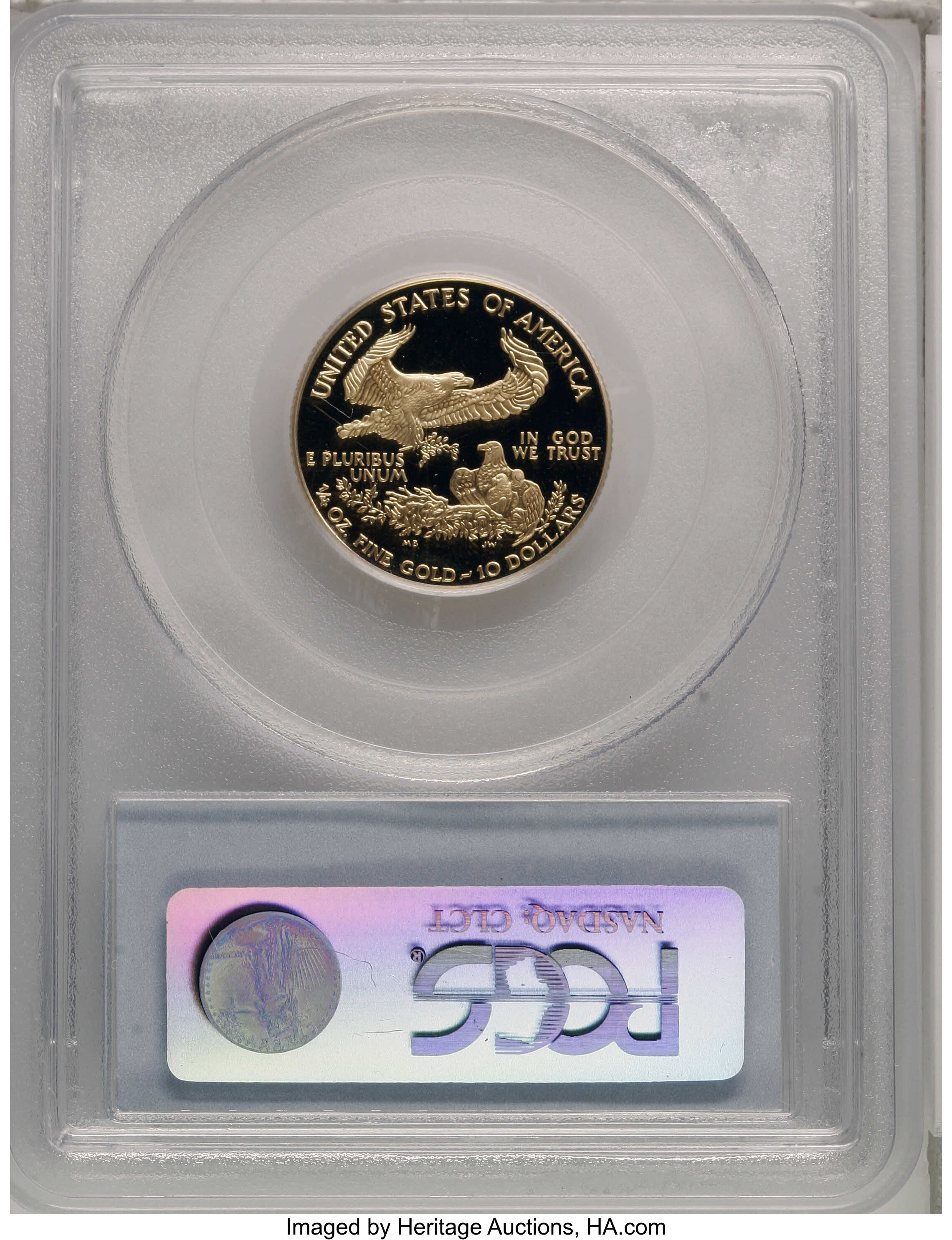 1999-W $10  Gold Eagle PR DCAM PR65 DCAM thumbnail 2