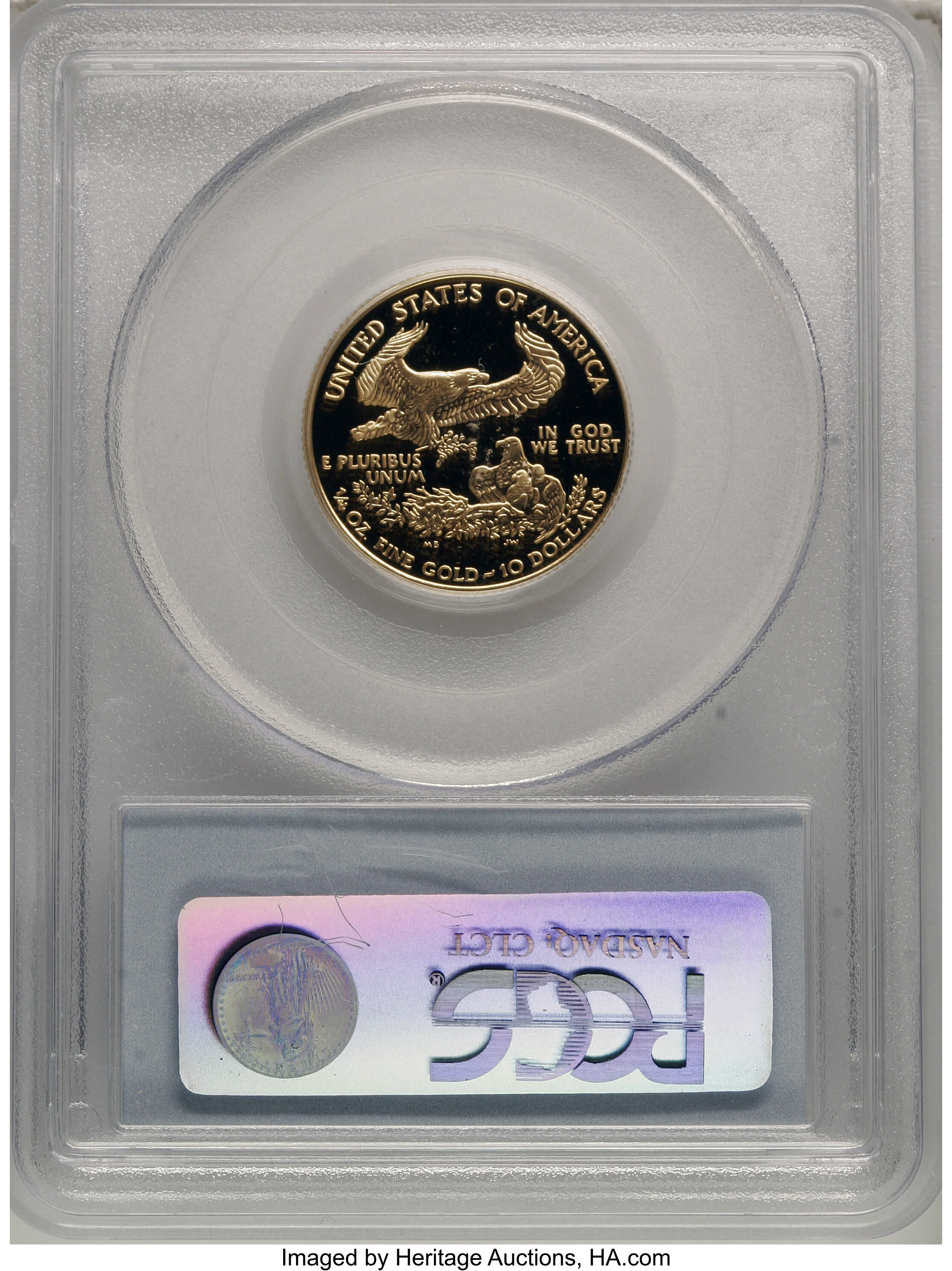 2001-W $10  Gold Eagle PR DCAM PR65 DCAM thumbnail 2
