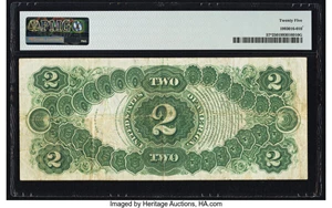 image for: Fr. 57* $2 1917 Legal Tender Star PMG Very Fine 25....