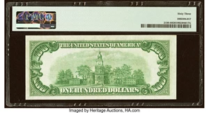 image for: Fr. 2150-H $100 1928 Federal Reserve Note. PMG Choice Uncirculated 63....