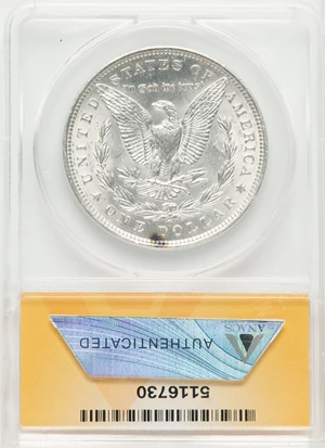 image for: 1887-O $1 VAM-30A, TY Clash, MS61 ANACS. A Hitlist 40 Variety....