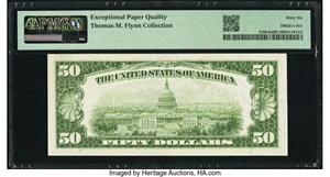 image for: Fr. 2106-K $50 1934D Federal Reserve Note. PMG Gem Uncirculated 66 EPQ....