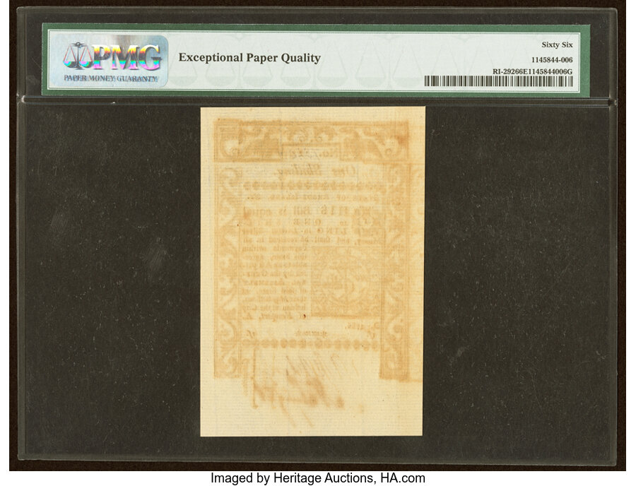 May 1776 1s Rhode Island (Fr. RI292) thumbnail 18