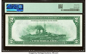 image for: Fr. 778 $2 1918 Federal Reserve Bank Note PMG Choice Very Fine 35....
