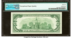 image for: Fr. 2160-F $100 1950C Federal Reserve Note. PMG Gem Uncirculated 66 EPQ....