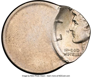 image for: No Date 10C Mercury Dime -- Struck 70% Off Center -- MS64 NGC....