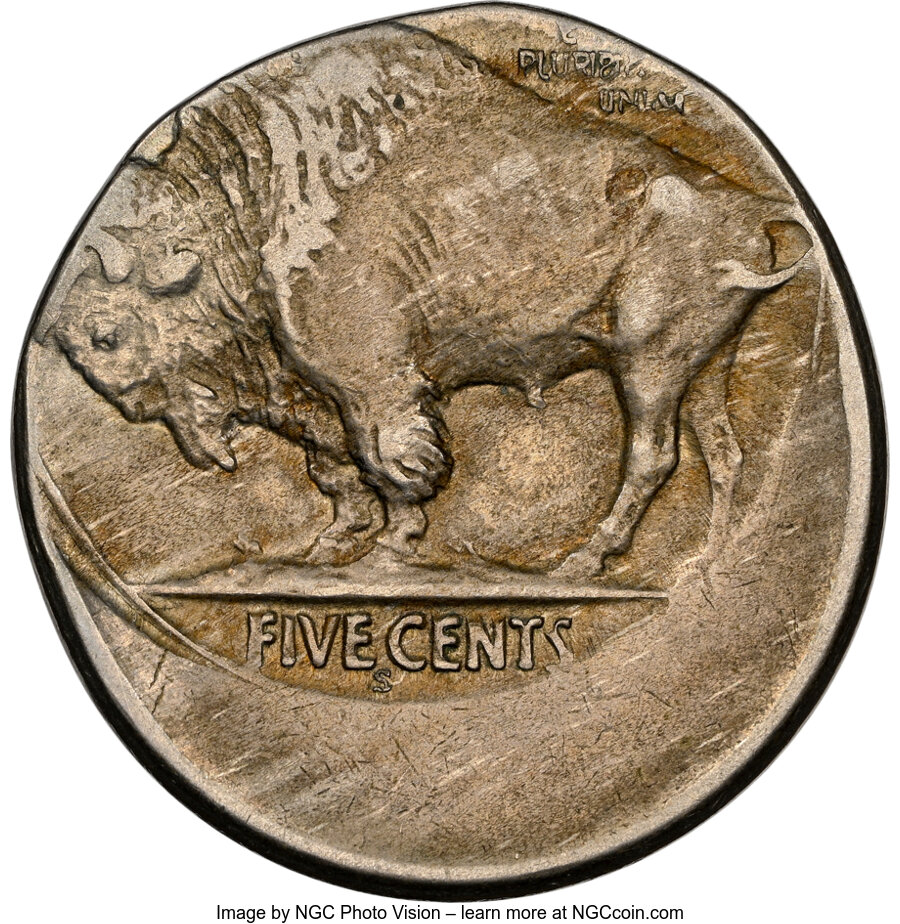 Buffalo Nickel 5c Type 2 Reverse, 1913-1938 MS [Type] thumbnail 8