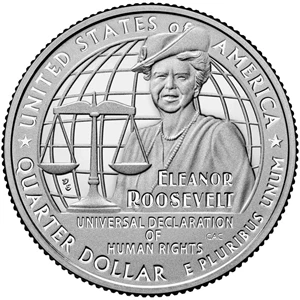 image for: 2023-S Eleanor Roosevelt 25c PR DCAM Clad