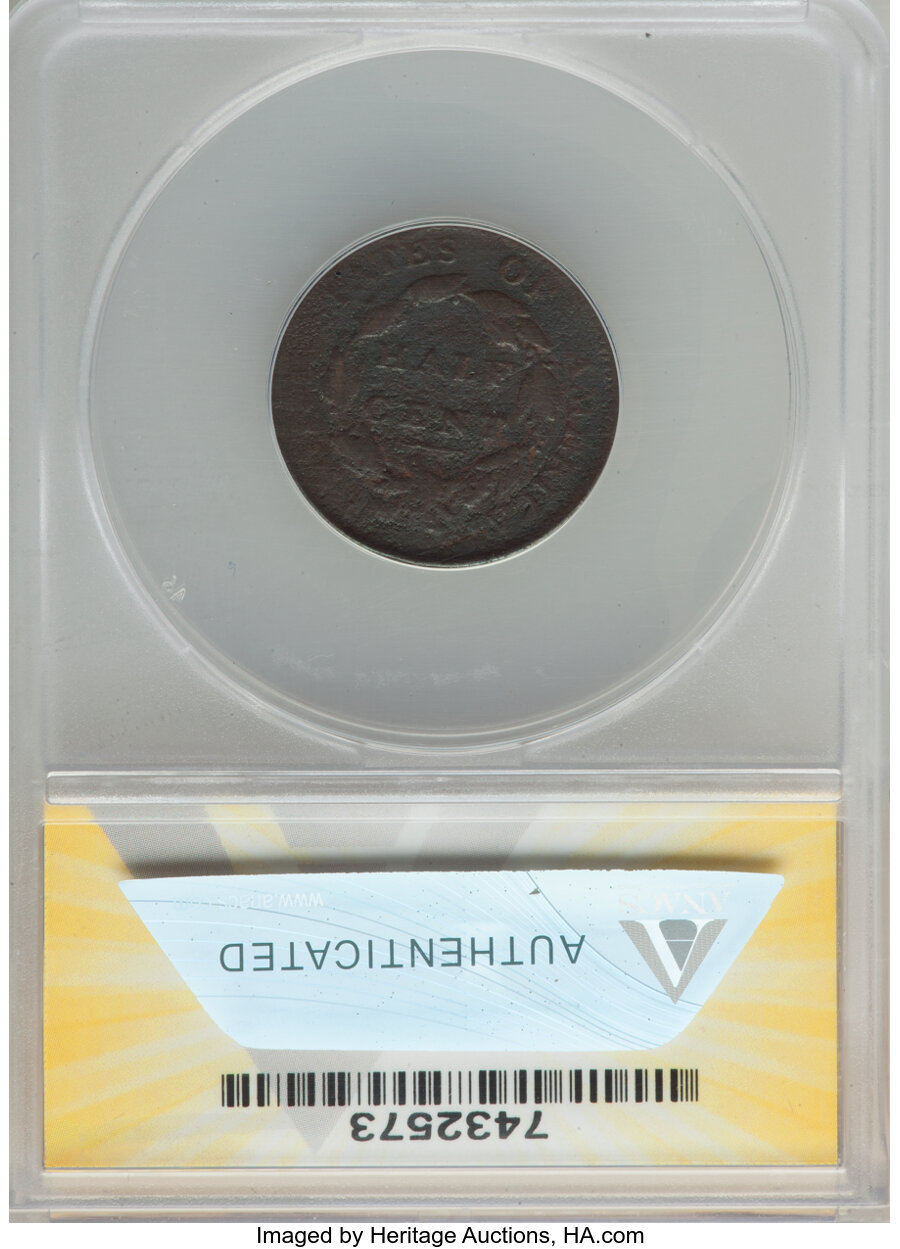 1811 1/2c MS BN G4 BN thumbnail 2