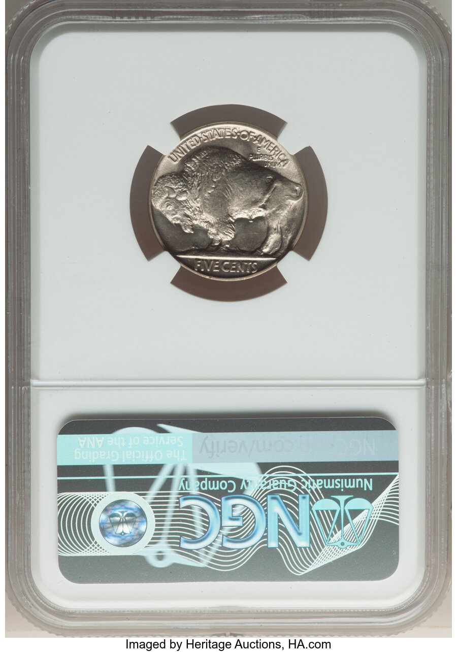 1916 5c 2 Feathers, FS-402 MS65 thumbnail 2
