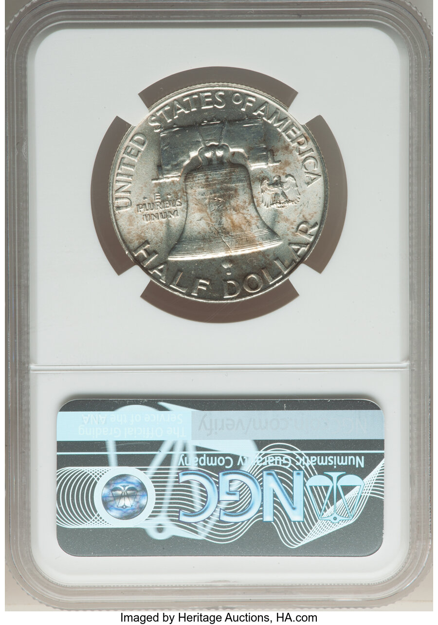 1959 50c Doubled Die Reverse, FS-801 MS thumbnail 12