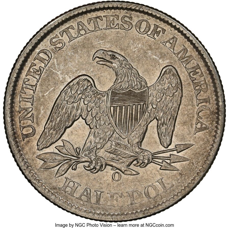 1861-O 50c CSA Obverse VF35 CAC thumbnail 20