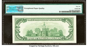 image for: Fr. 2159-J $100 1950B Federal Reserve Note. PMG Gem Uncirculated 66 EPQ....