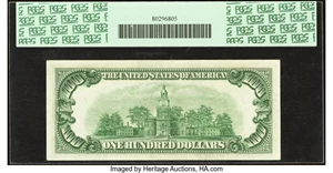 image for: Fr. 2157-B* $100 1950 Mule Federal Reserve Star Note. PCGS Gem New 65PPQ....
