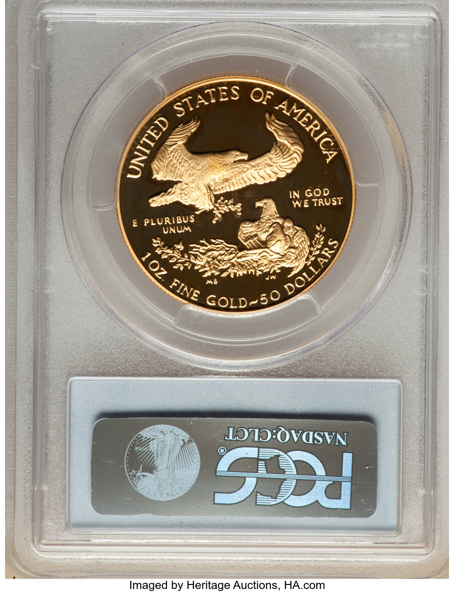 1987-W G$50  Gold Eagle PR DCAM PR65 DCAM thumbnail 15