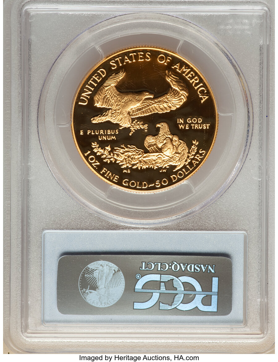 1986-W G$50  Gold Eagle PR DCAM PR65 DCAM thumbnail 24