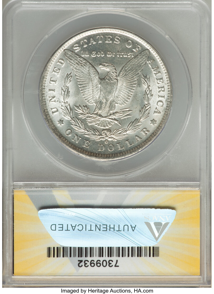 1890-O $1  Comet Die Gouge, VAM-10 VG10 thumbnail 22
