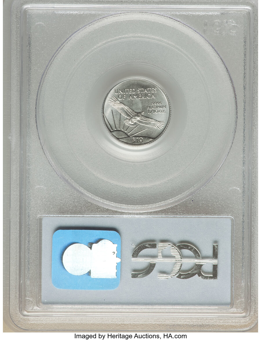 2004 $10  Platinum Eagle MS66 thumbnail 4