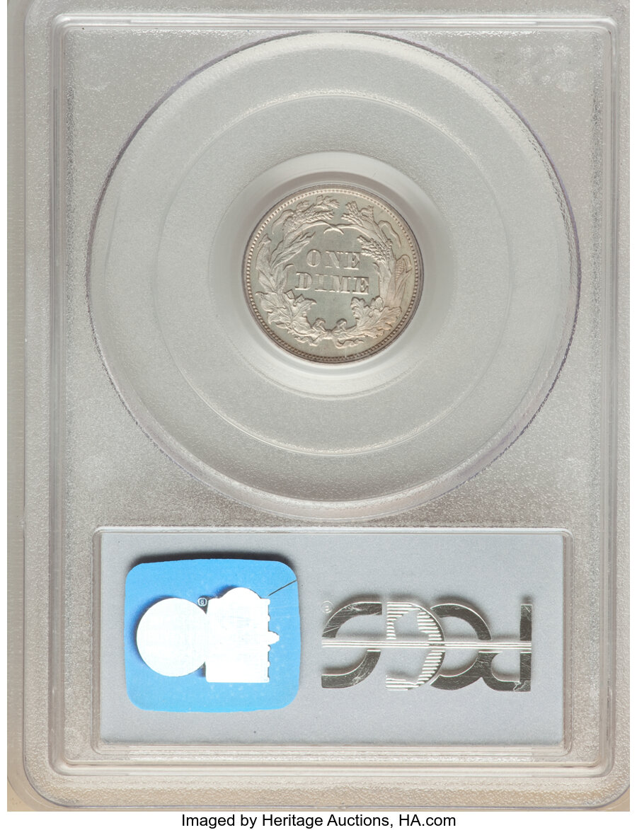 1873 10c Arrows PR64 thumbnail 2