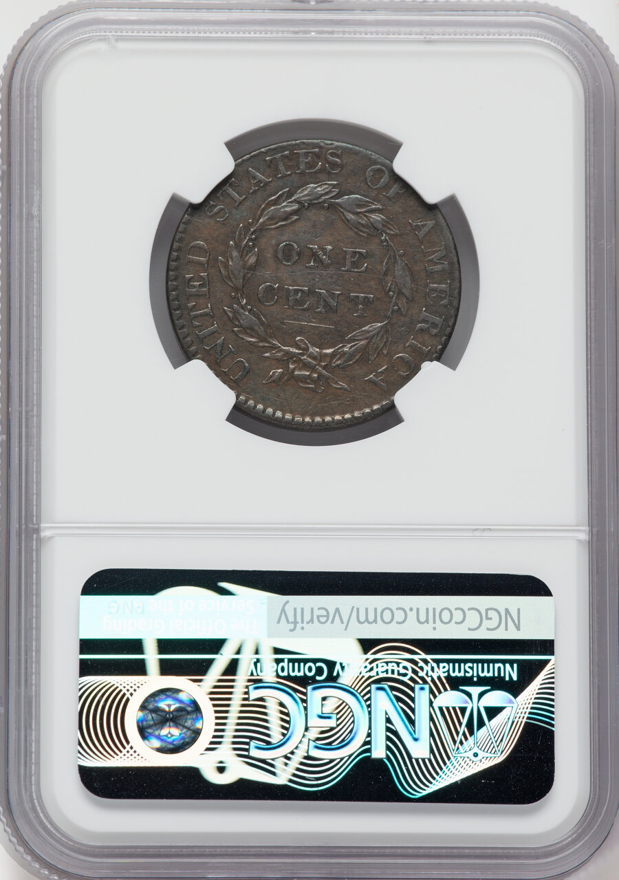 1820 1c Small Date MS BN XF45 BN thumbnail 2