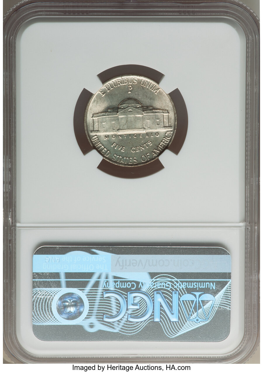 1943/2-P 5c Silver MS FS MS65 FS thumbnail 6