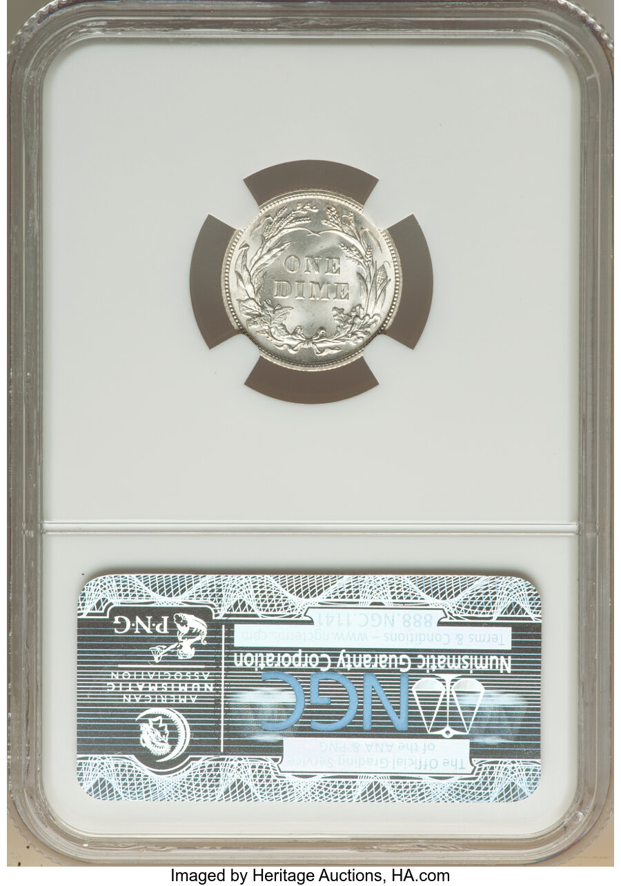 1908 10c MS67 thumbnail 2