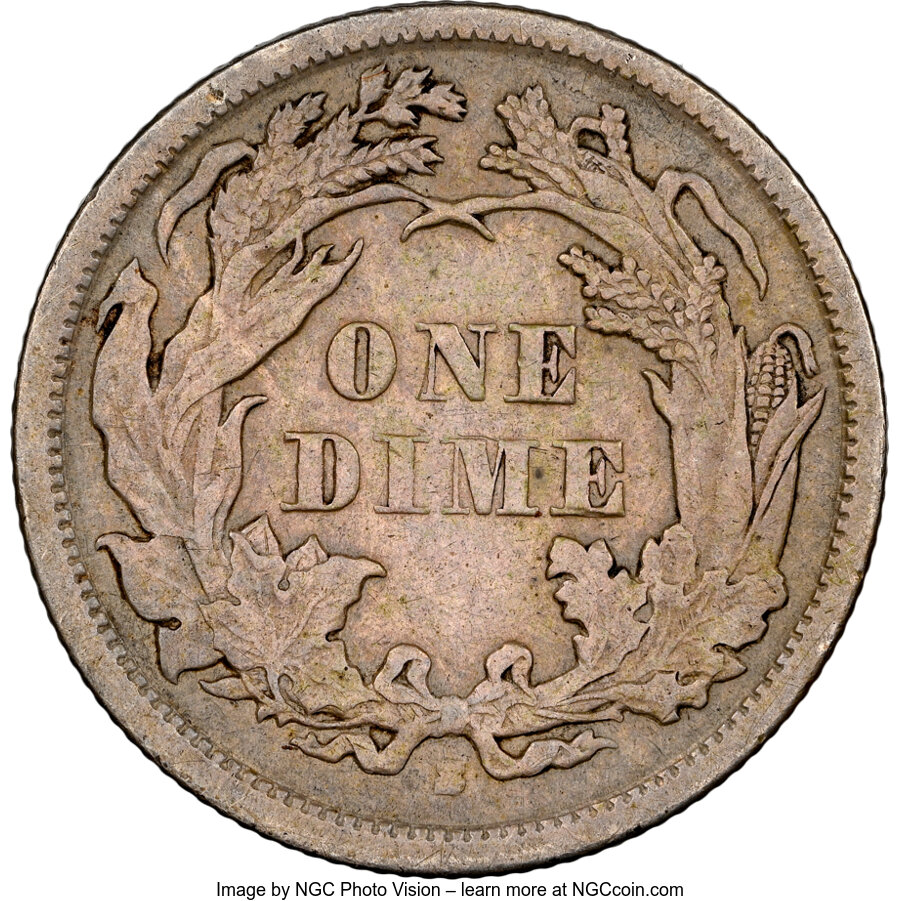 1868-S 10c VF35 thumbnail 18