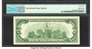 image for: Fr. 2159-I* $100 1950B Federal Reserve Star Note. PMG Choice Uncirculated 64 EPQ....