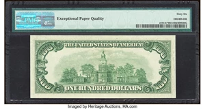 image for: Fr. 2161-E* $100 1950D Federal Reserve Star Note. PMG Gem Uncirculated 66 EPQ....