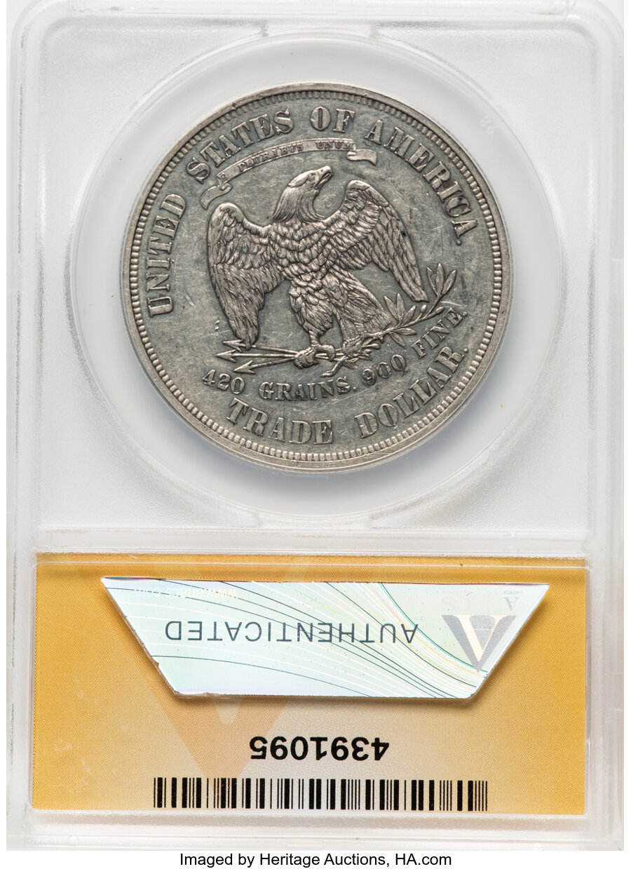 Trade Dollar Trade$ 1873-1885 [Type] AU55 thumbnail 2