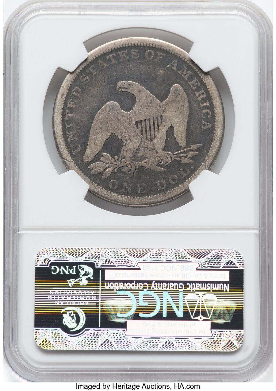 1862 $1 VG10 thumbnail 8