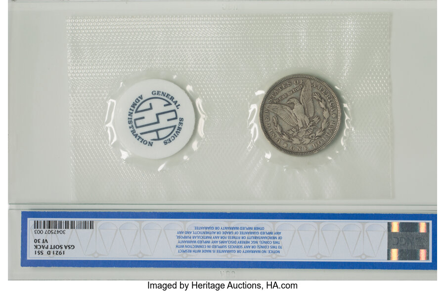 1921-D $1 G6 CAC thumbnail 4