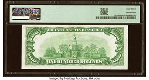 image for: Fr. 2151-B $100 1928A Federal Reserve Note. PMG Choice Uncirculated 63....