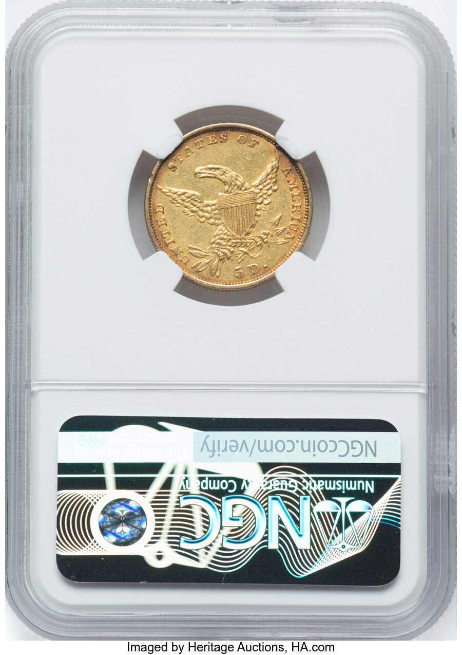 1836 $5  HM-3 MS thumbnail 13