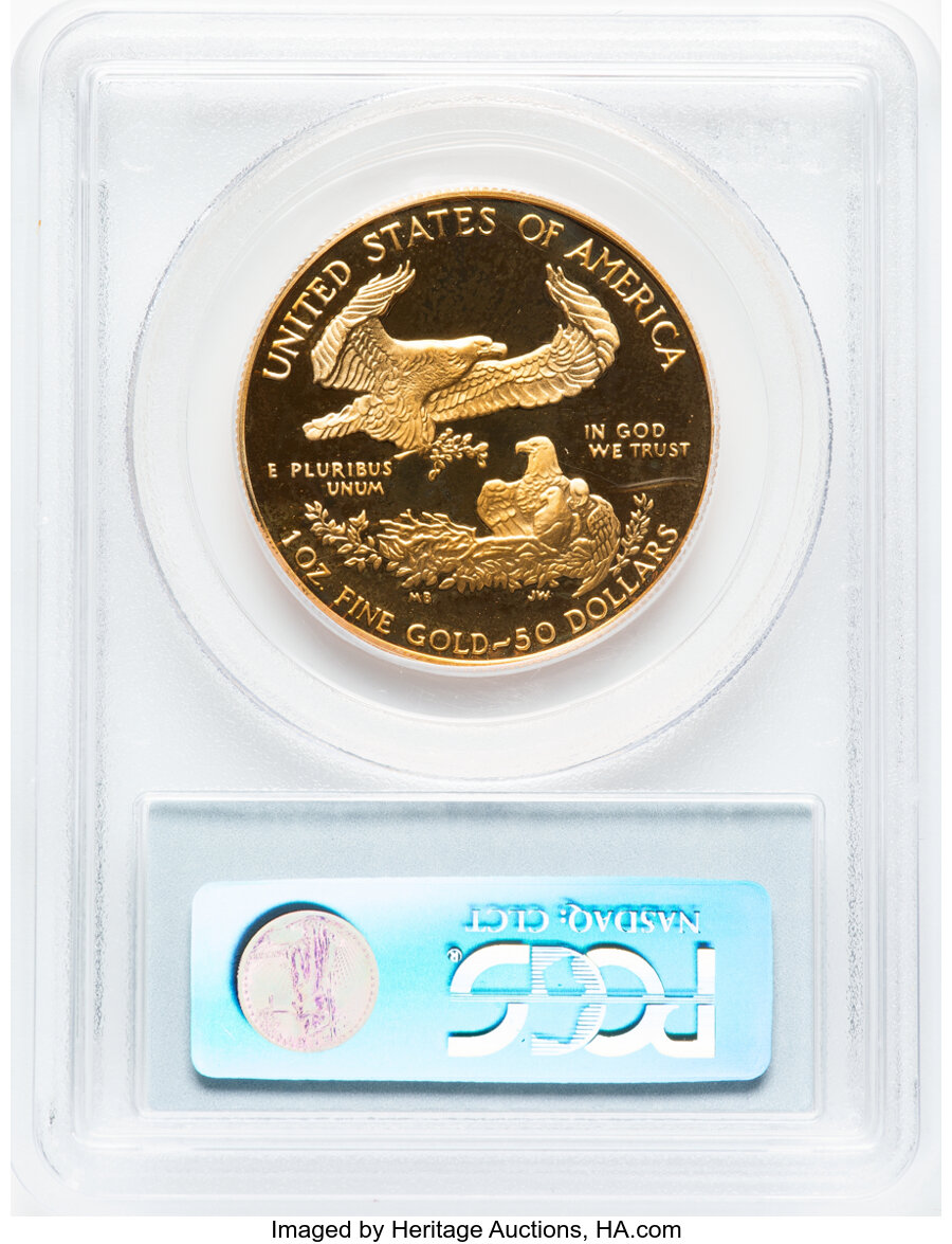 1987-W G$50  Gold Eagle PR DCAM PR70 DCAM thumbnail 14