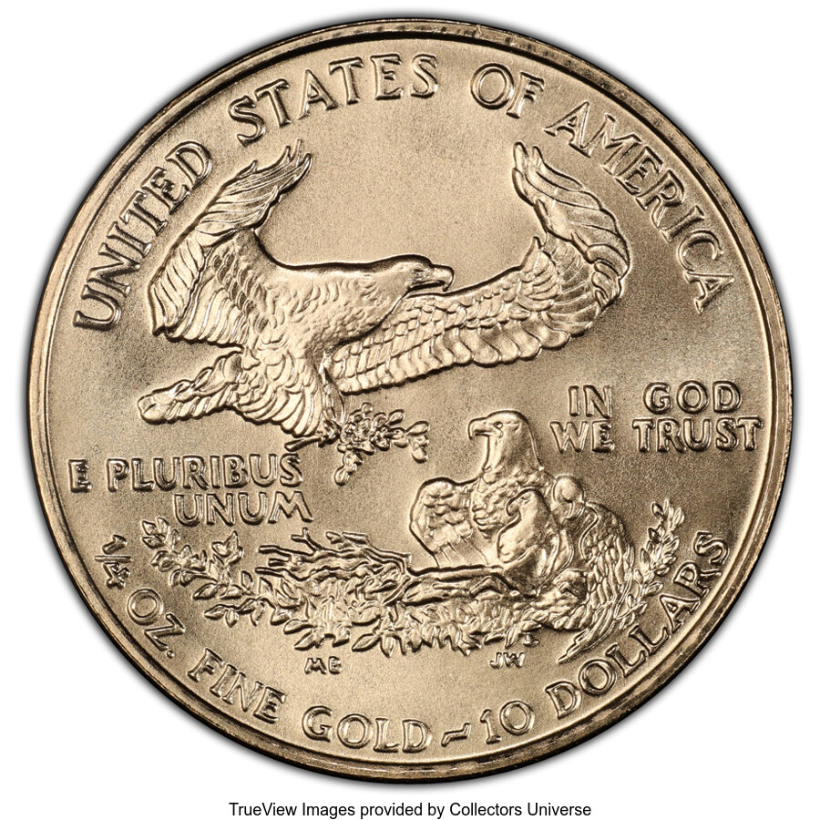1988 $10  Gold Eagle MS70 thumbnail 9