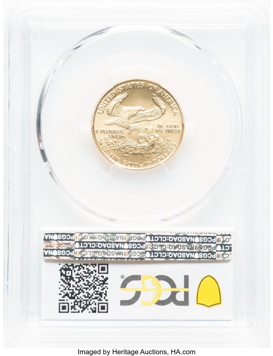 1988 $10  Gold Eagle MS70 thumbnail 7