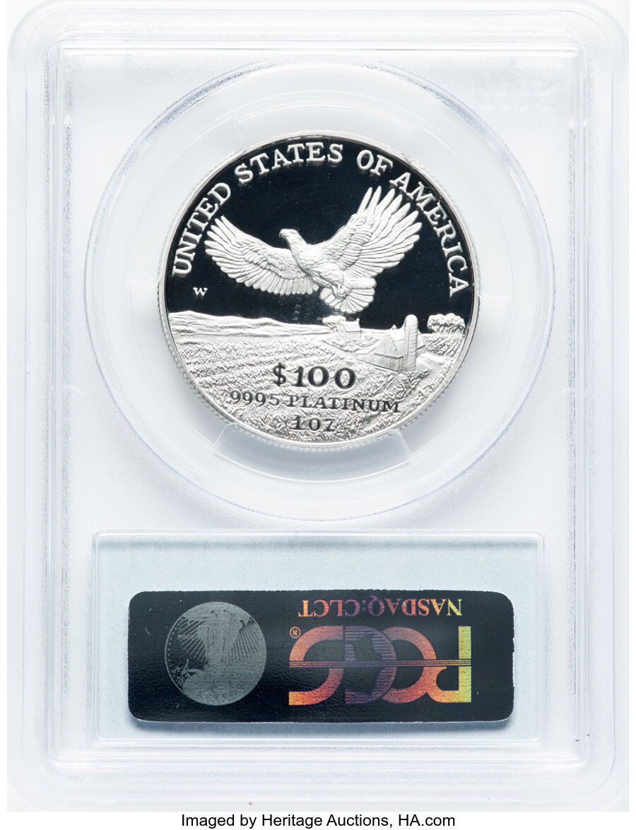 2000-W P$100  Platinum Eagle PR DCAM PR70 DCAM CAC thumbnail 11
