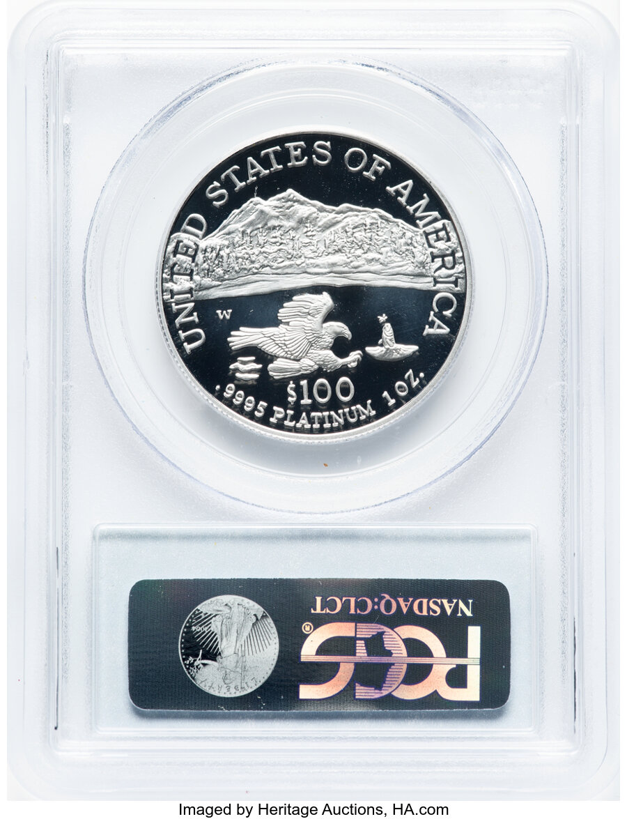 2002-W P$100  Platinum Eagle PR DCAM OGP thumbnail 7
